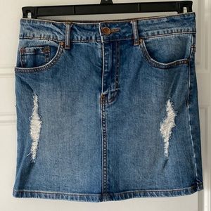 Forever 21 short skirt. Color Denim. Size 24 (= M)